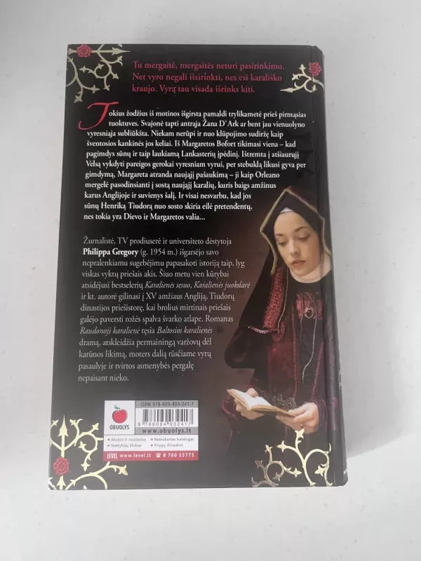 Raudonoji karalienė - Philippa Gregory, knyga 3