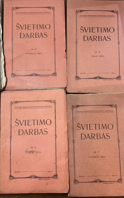 Švietimo darbas - Vincas Krėvė, knyga 3