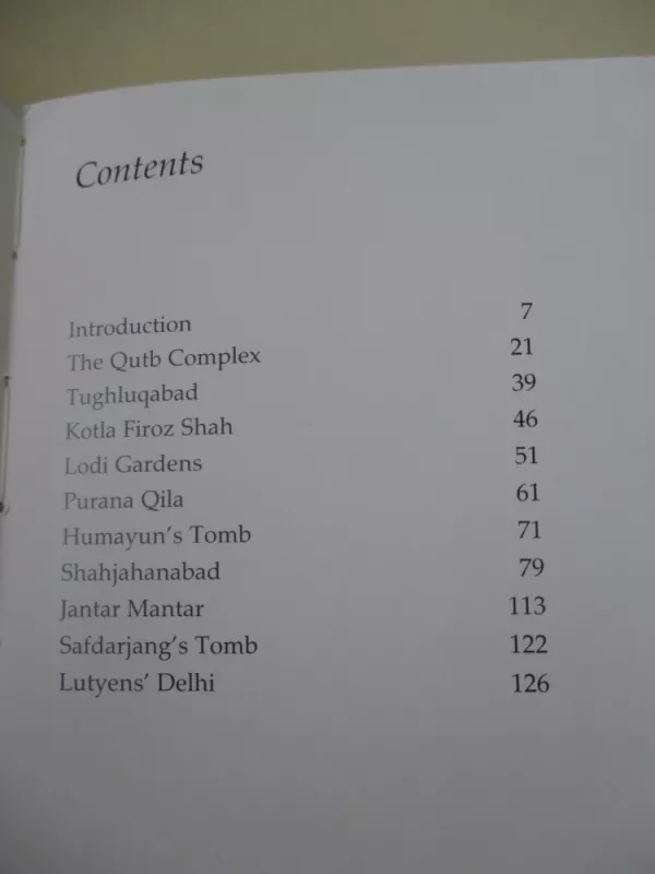 Delhi and its monuments - Promodini Varma, knyga 5