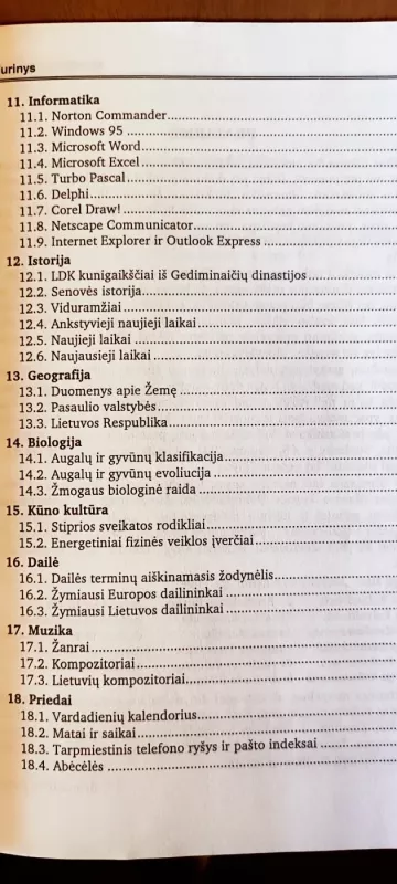 Moksleivio žinynas - Bronislovas Burgis, knyga 3