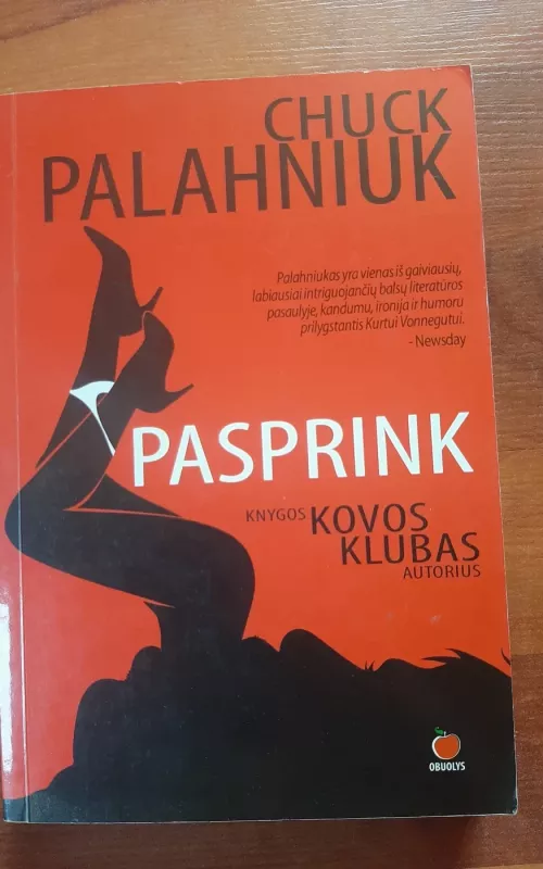 Pasprink - Palahniuk Chuck, knyga 2
