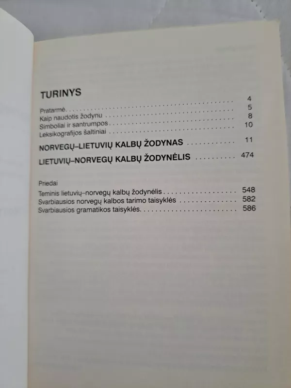 Norvegų-lietuvių ir lietuvių-norvegų kalbų žodynas - Ugnius Mikučionis, knyga 4