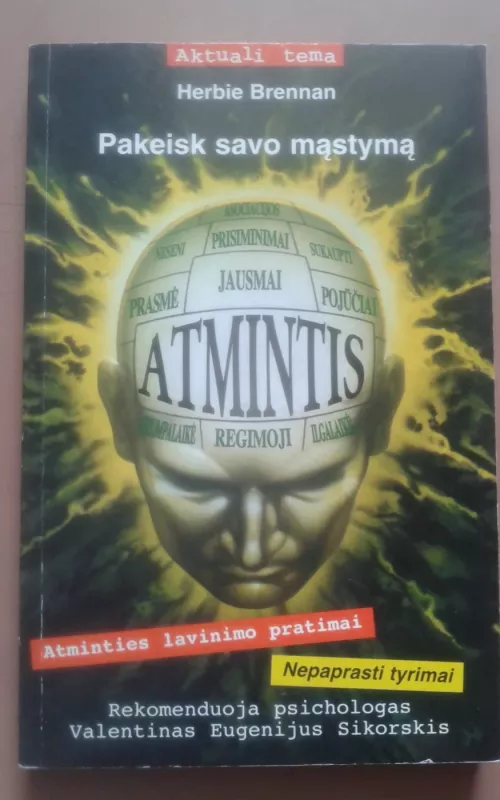 Pakeisk savo mąstymą. Atmintis - Herbie Brennan, knyga 2
