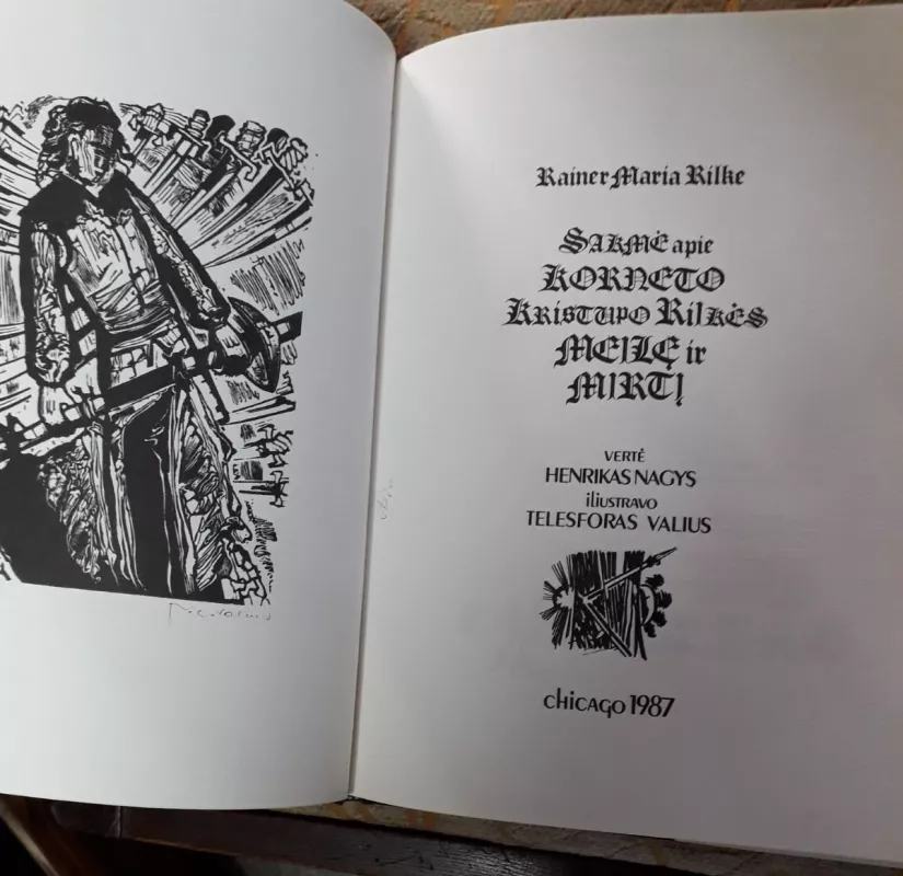 Sakmė apie Korneto Kristupo Rilkės meilę ir mirtį - Rainer Maria Rilke, knyga 3
