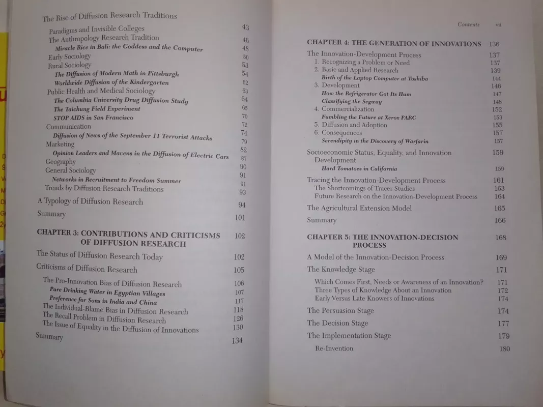 Diffusion of innovations - Everett M. Rogers, knyga 4