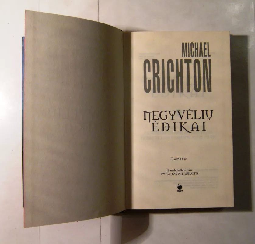 Negyvėlių ėdikai - Michael Crichton, knyga 4