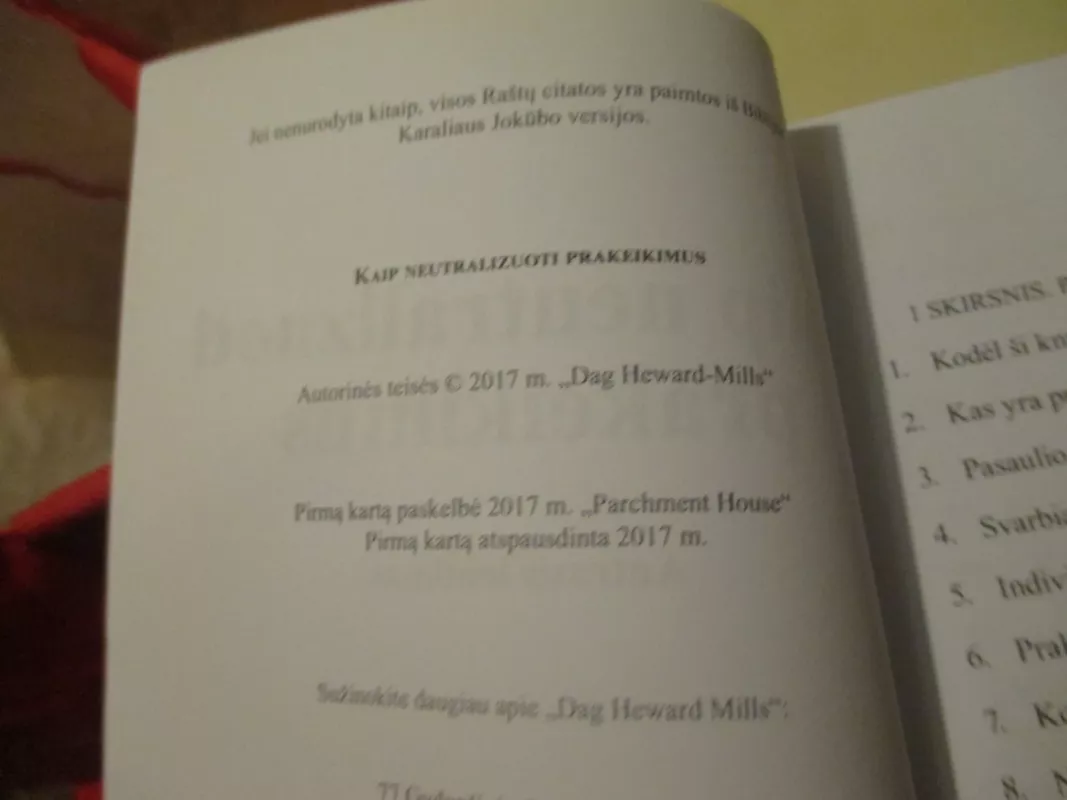 Kaip nukenksminti užkeikimus - Dagas Hewardas Millsas, knyga 5