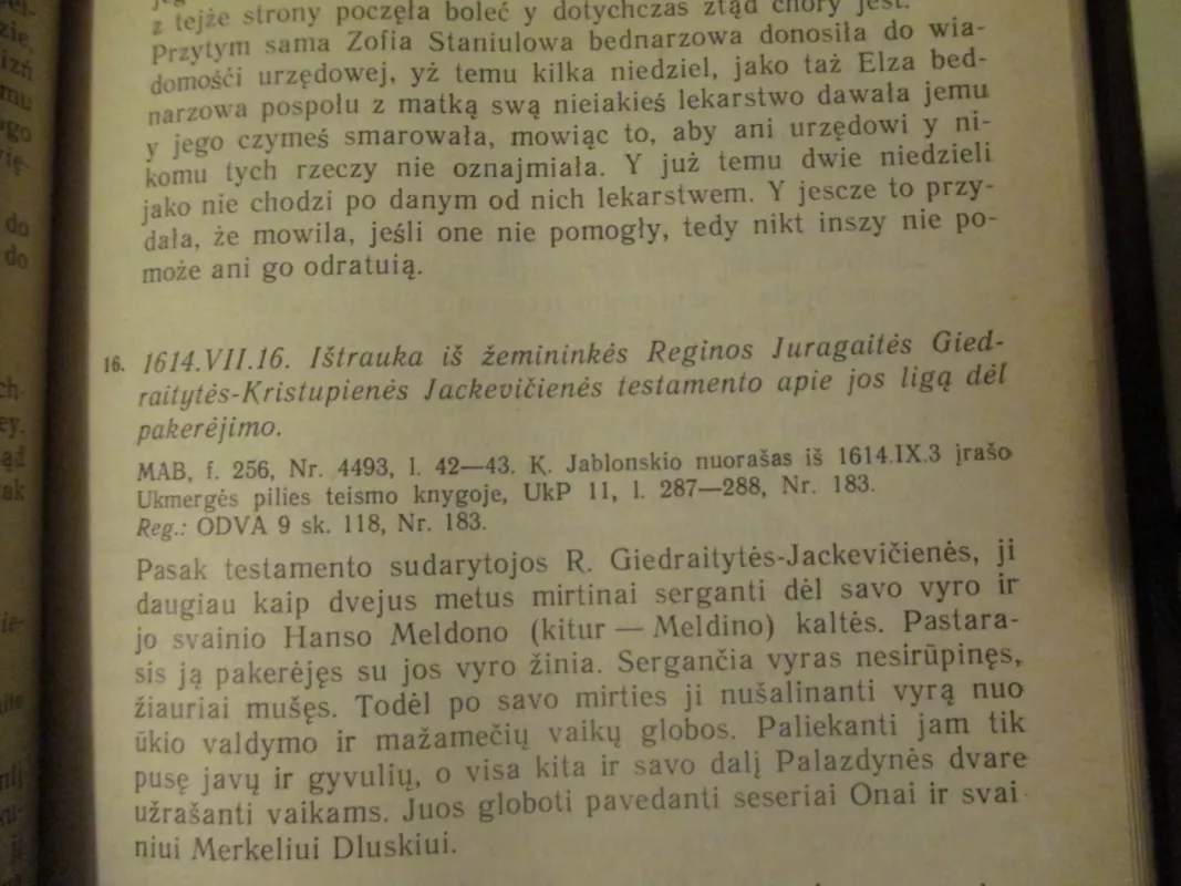 Raganų teismai Lietuvoje - K. Jablonskis, J.  Jurginis, knyga 6