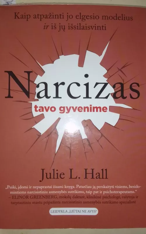Narcizas tavo gyvenime: kaip atpažinti jo elgesio modelius ir iš jų išsilaisvinti - Julie L. Hall, knyga 2