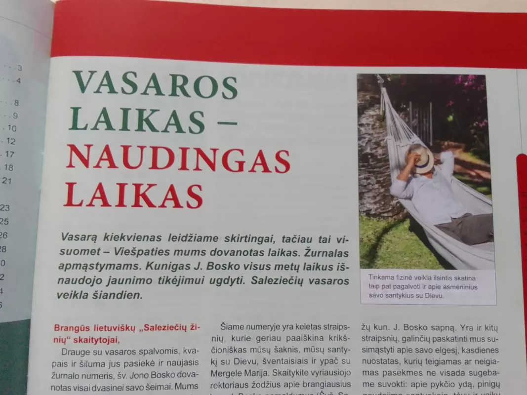 Saleziečių žinios 2023 Nr. 188 - Autorių Kolektyvas, knyga 4