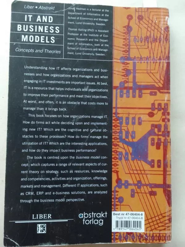 It and business models - Jonas Hedman, knyga 3
