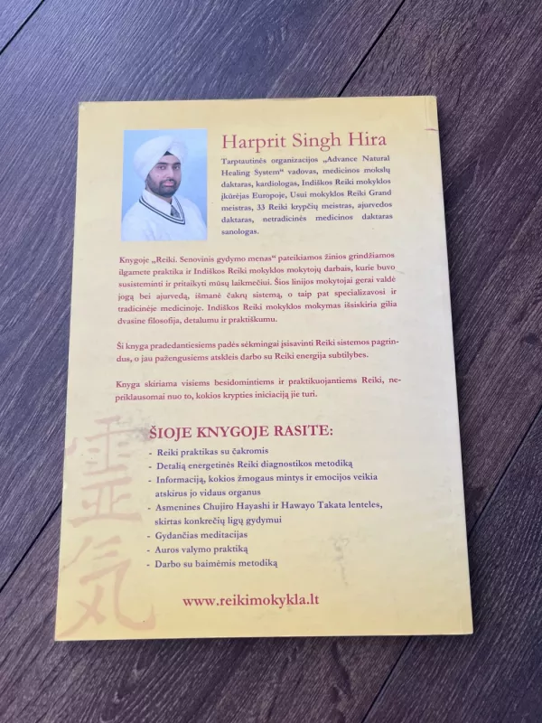 Reiki senovinis gydymo menas - Harprit Singh Hira, knyga 3