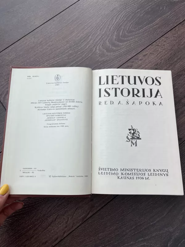 Lietuvos istorija - Adolfas Šapoka, knyga 2