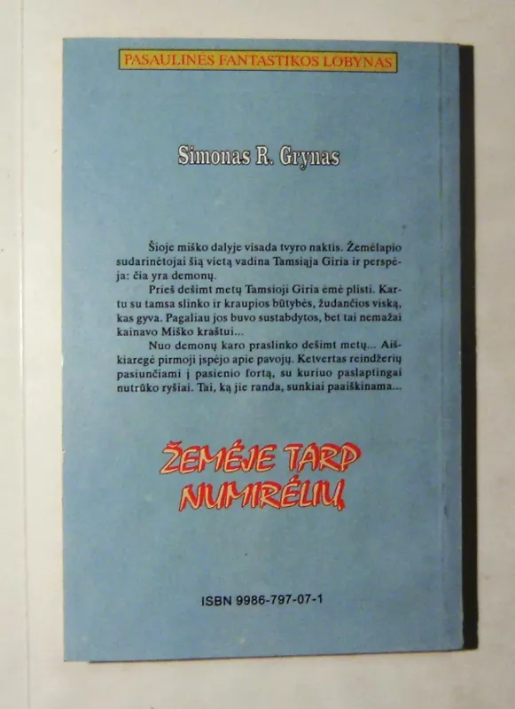 Žemėje tarp numirėlių - Simonas R. Grynas, knyga 4