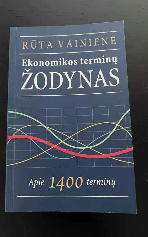 Ekonomikos terminų žodynas. Apie 1400 terminų. - Rūta Vainienė, knyga 2