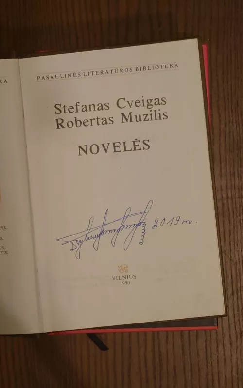 Novelės - Stefanas Cveigas, Robertas  Muzilis, knyga 3