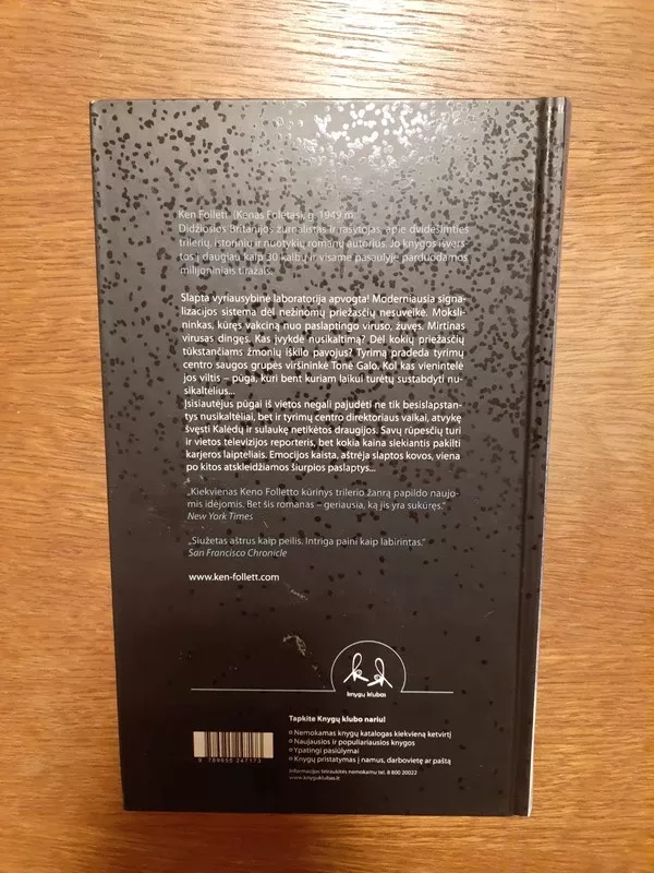 Baltoji baimė - Ken Follett, knyga 3