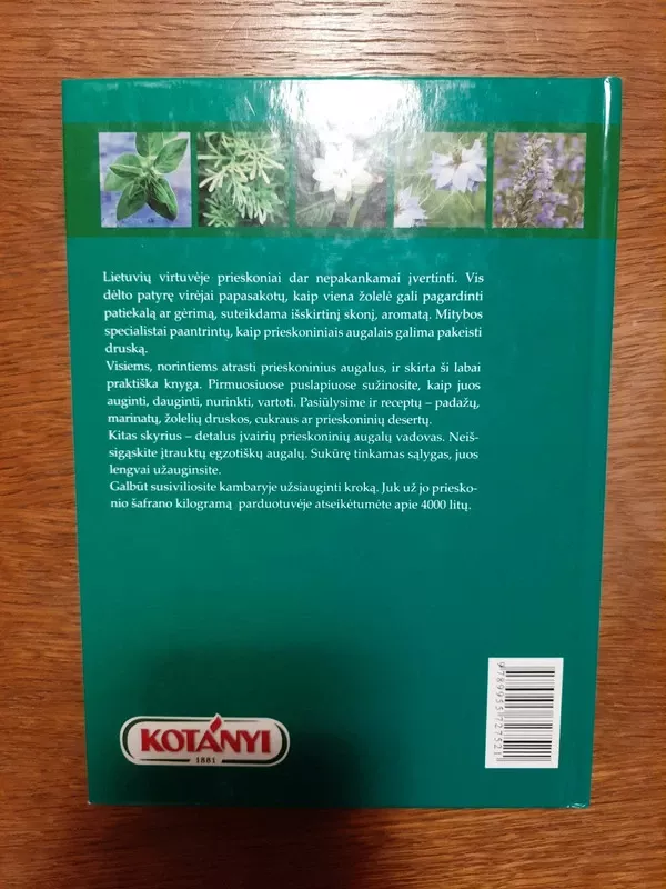 Prieskoniniai augalai - Autorių Kolektyvas, knyga 3