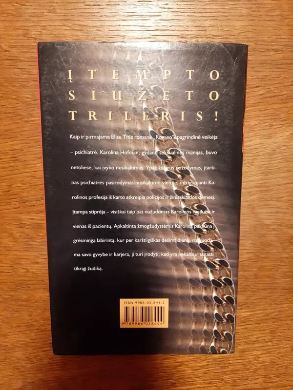 Grandininė reakcija - Elise Title, knyga 3