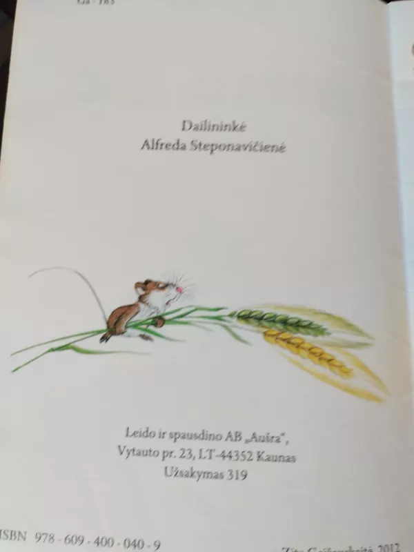 Miško ABC - Zita Gaižauskaitė, knyga 5