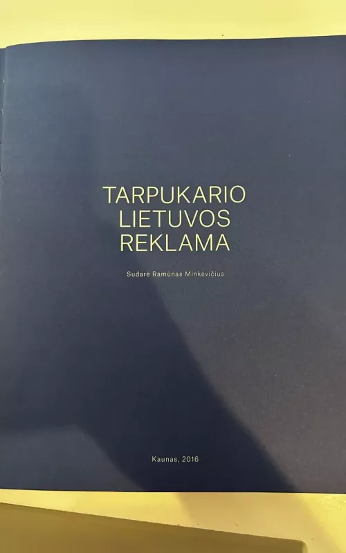 Tarpukario Lietuvos reklama - Ramūnas Minkevičius, knyga