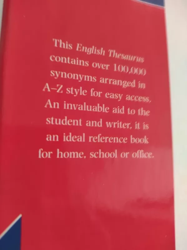 English thesaurus - Autorių Kolektyvas, knyga 3