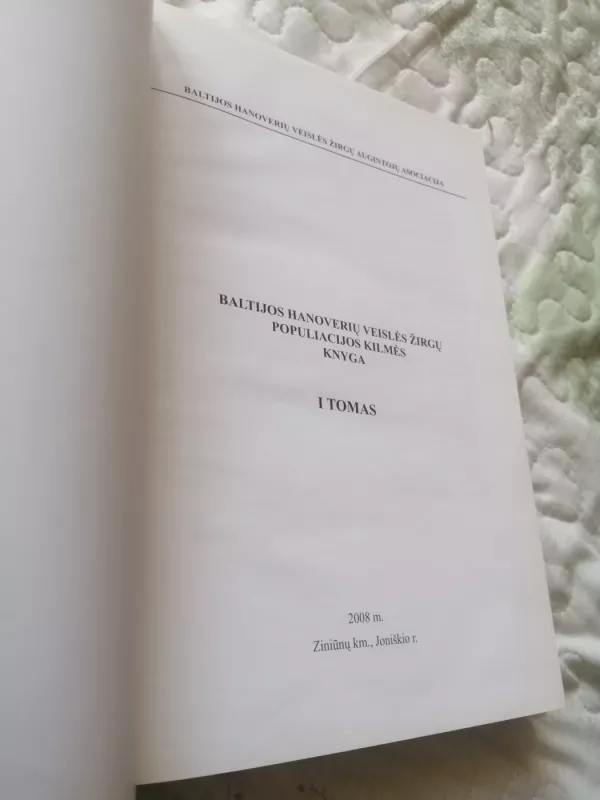 Baltijos Hanoverių Veislės Žirgų Populiacijos kilmės knyga - Autorių Kolektyvas, knyga 3