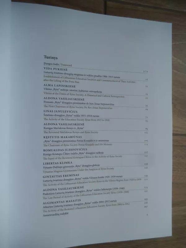 Lietuvių švietimo draugija "Rytas" - Autorių Kolektyvas, knyga 3