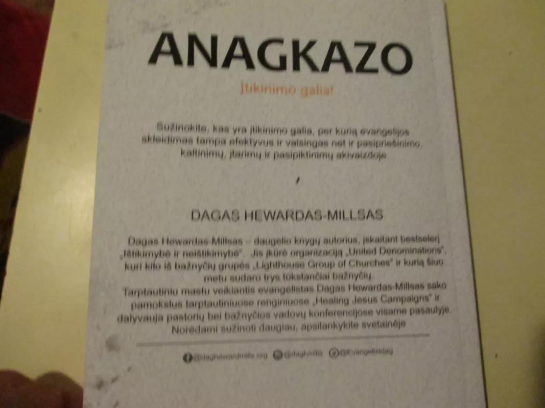 Anagkazo Įtikinimo galia - Dagas Hewardas Millsas, knyga 6