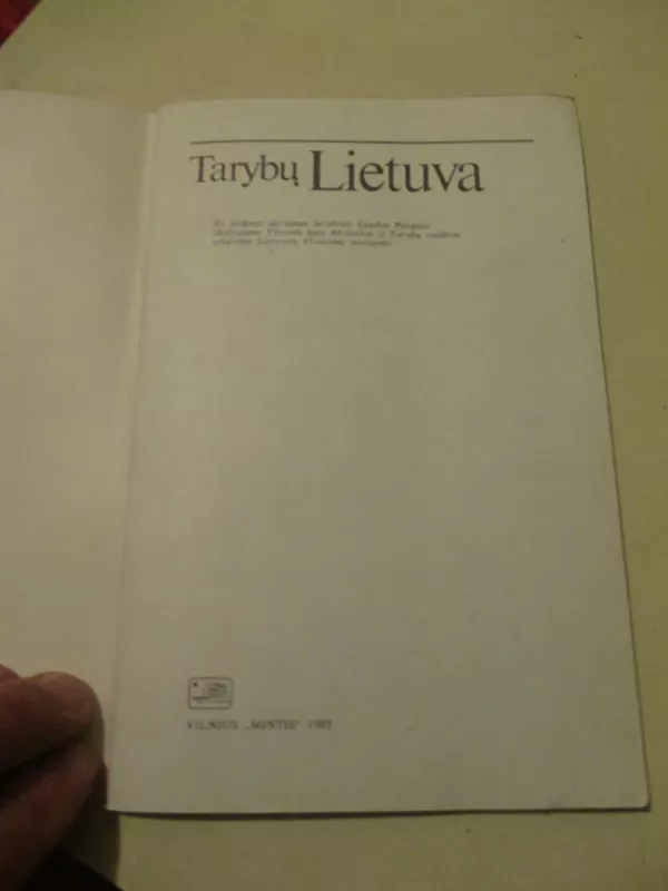 Tarybu Lietuva - Albinas Kusta, knyga 3