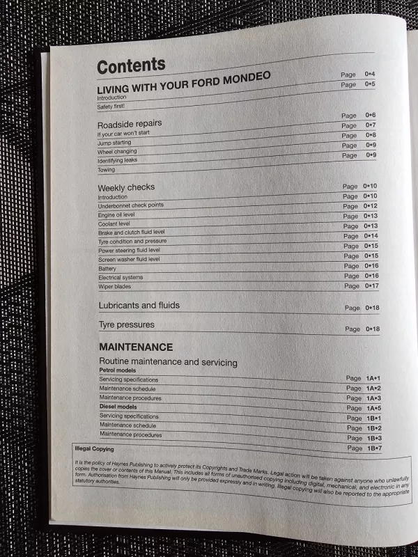 Ford Mondeo Owners Workshop Manual - John S. Mead, knyga 4