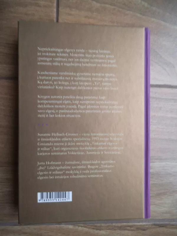 Verslo etiketas moterims - Susanne Helback-Grosser, Jutta  Hofmann, knyga 3