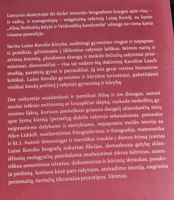 Išgalvoto vaiko šešėlyje. Tikrasis ir pramanytasis LUISAS KEROLIS - Karoline Leach, knyga 3
