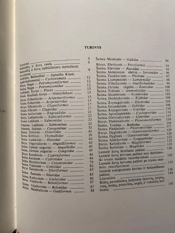 Lietuvos žuvys - Juozas Virbickas, knyga 4