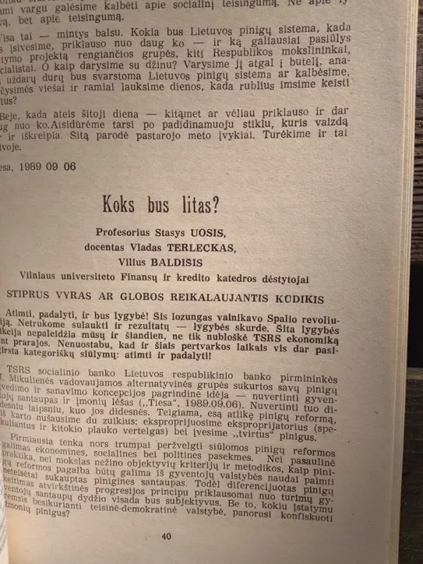 Lietuvos pinigų sugrįžimas - Autorių Kolektyvas, knyga 3