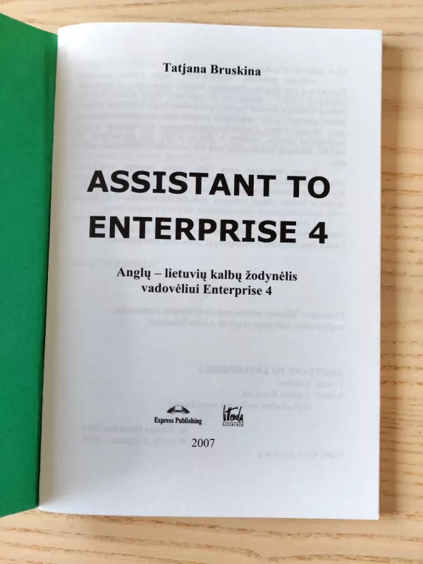 Assistant to Enterprise 4 - Tatjana Bruskina, knyga 4