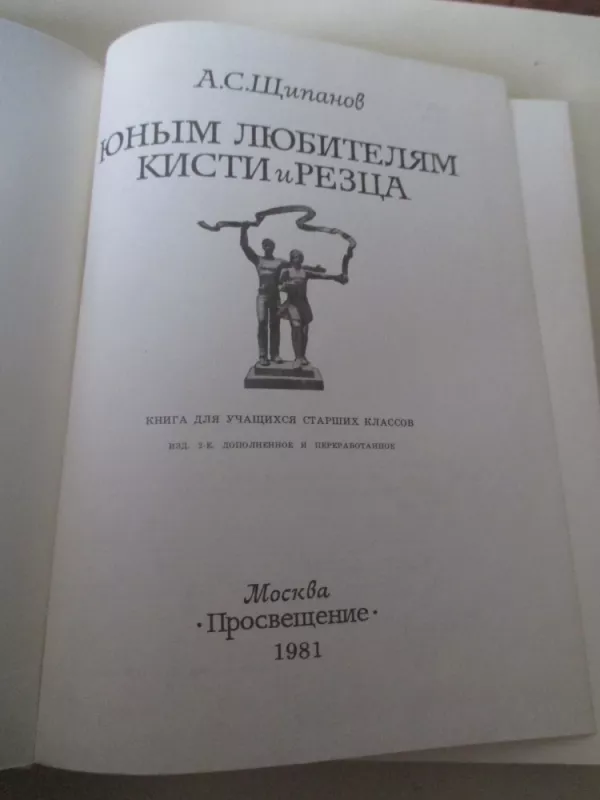 Юным любителям кисти и резца - А. Щипанов, knyga 3