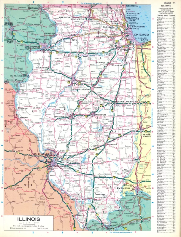 Rand McNally Interstate Road Atlas - Autorių Kolektyvas, knyga 4