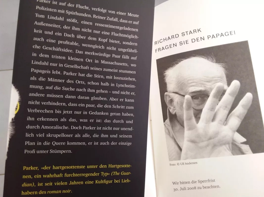 Fragen sie den papagei - RICHARD STARK, knyga 3