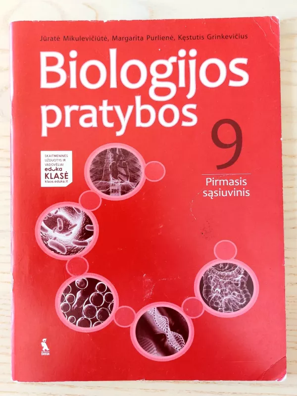 Biologijos pratybos 9kl. Pirmasis sąsiuvinis - Autorių Kolektyvas, knyga 3