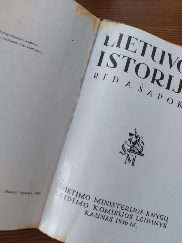 Lietuvos istorija - Adolfas Šapoka, knyga 3