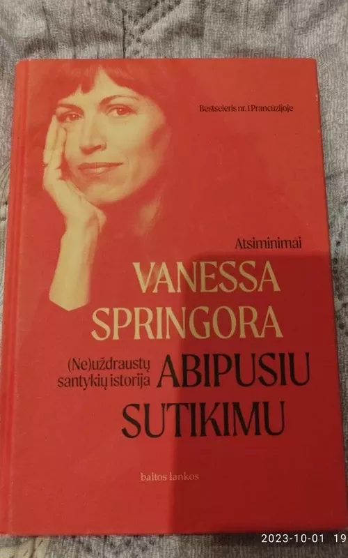ABIPUSIU SUTIKIMU. (Ne)uždraustų santykių istorija - Vanessa Springora, knyga