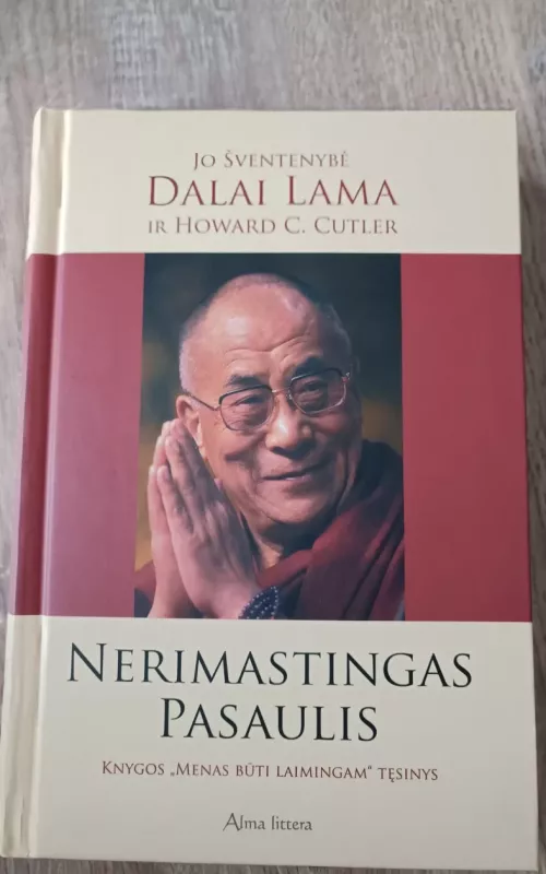 Nerimastingas pasaulis - Lama Dalai, knyga