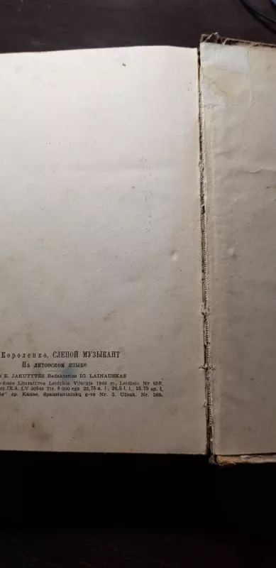 Aklasis Muzikantas - Vladimiras Korolenka, knyga 5