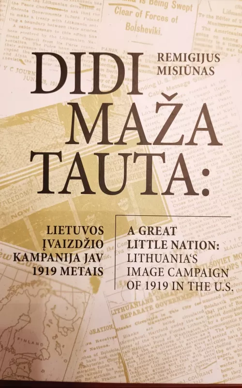 Didi maža tauta: Lietuvos įvaizdžio kampanija JAV 1919 metais - Remigijus Misiūnas, knyga
