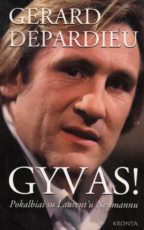 Gyvas - Gerard Depardieu, knyga