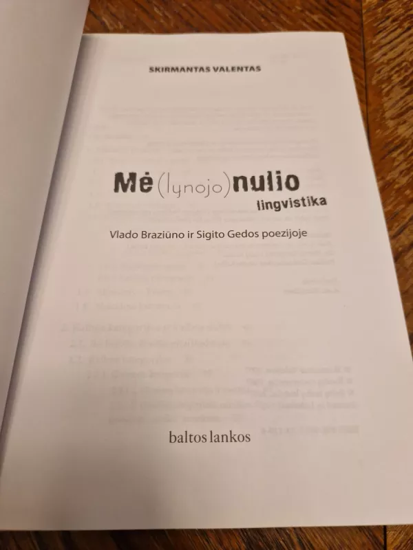 Mėlynojo mėnulio lingvistika - Skirmantas Valentas, knyga 3