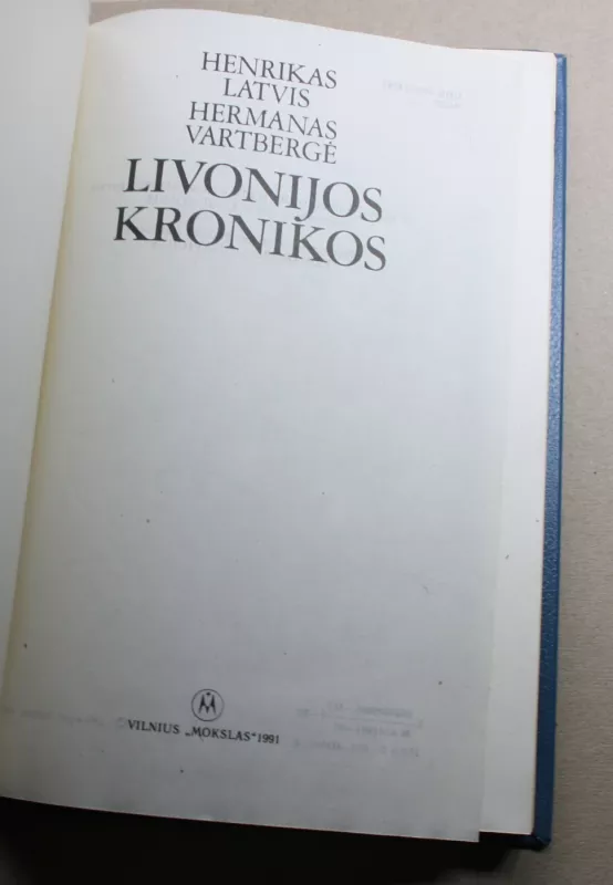 Livonijos kronikos - Henrikas Latvis, knyga 3