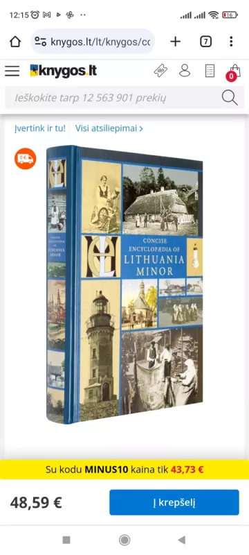 Concise Encyclopaedia of Lithuania Minor - Autorių Kolektyvas, knyga 3