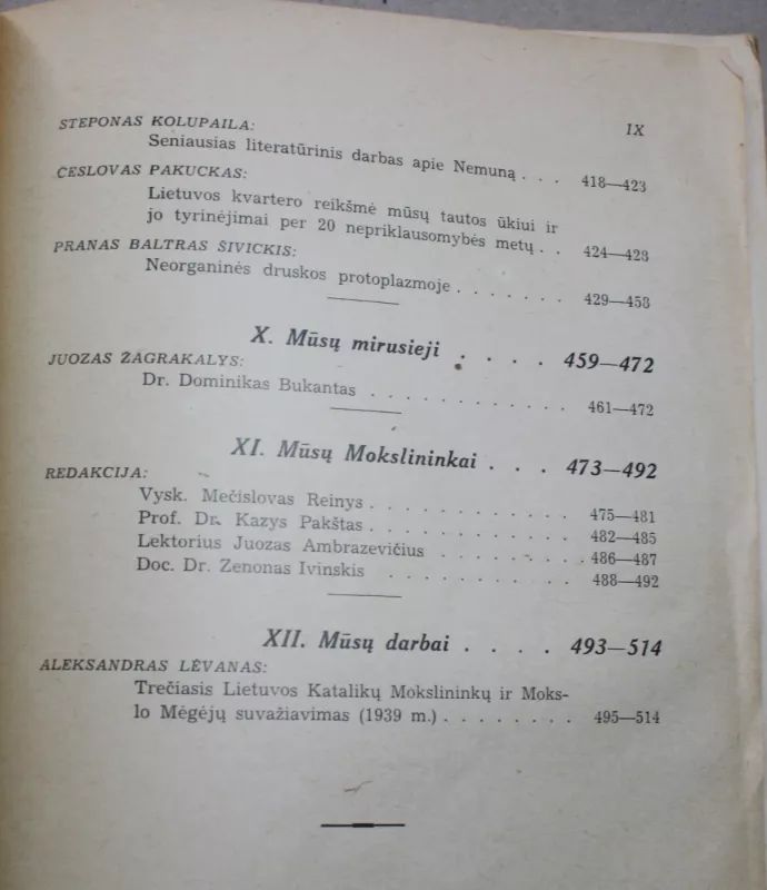 Suvažiavimo darbai 1939 III - Juozas Eretas, knyga 6